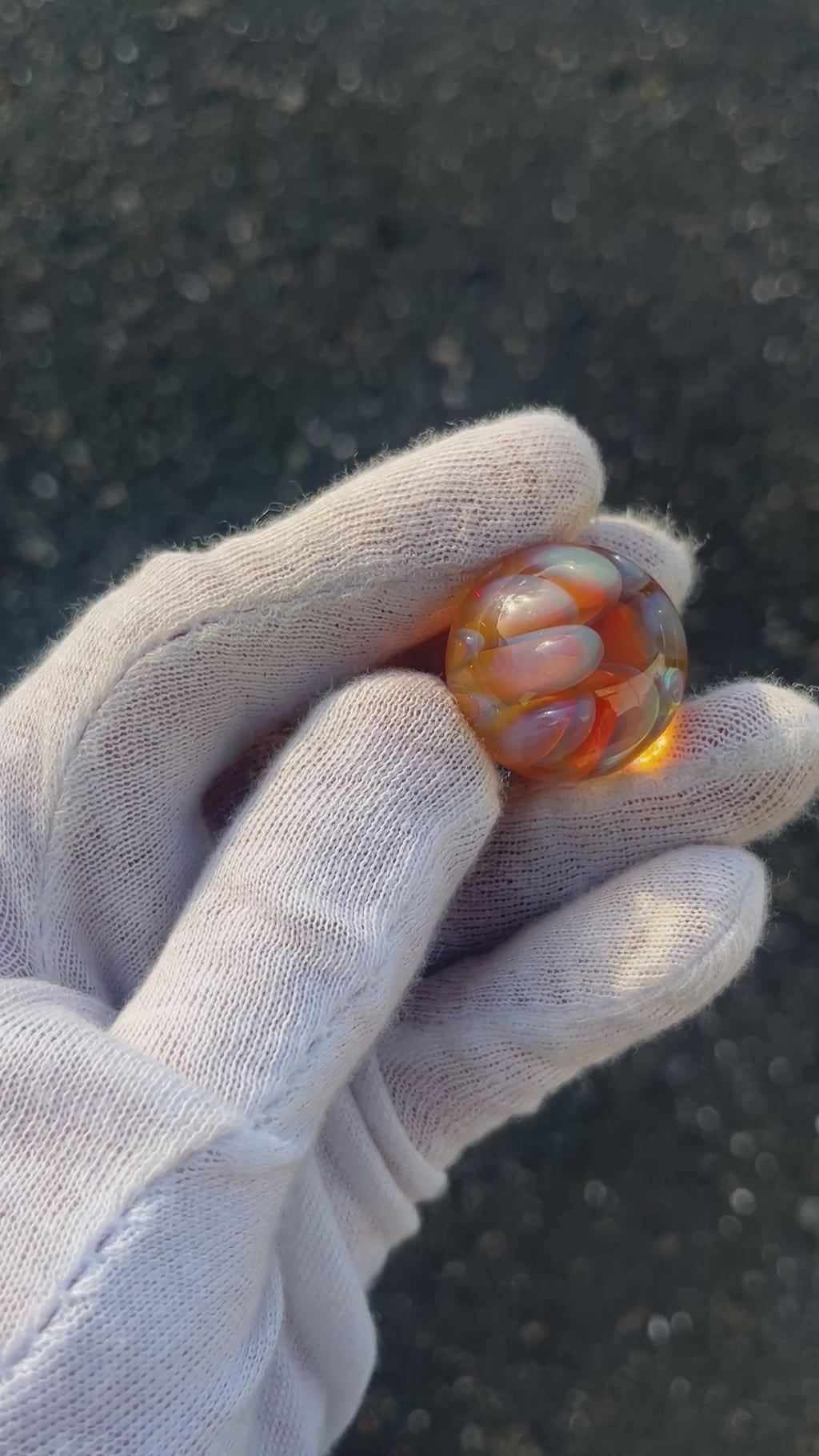 Gold Implosion Marble By Gato Glass