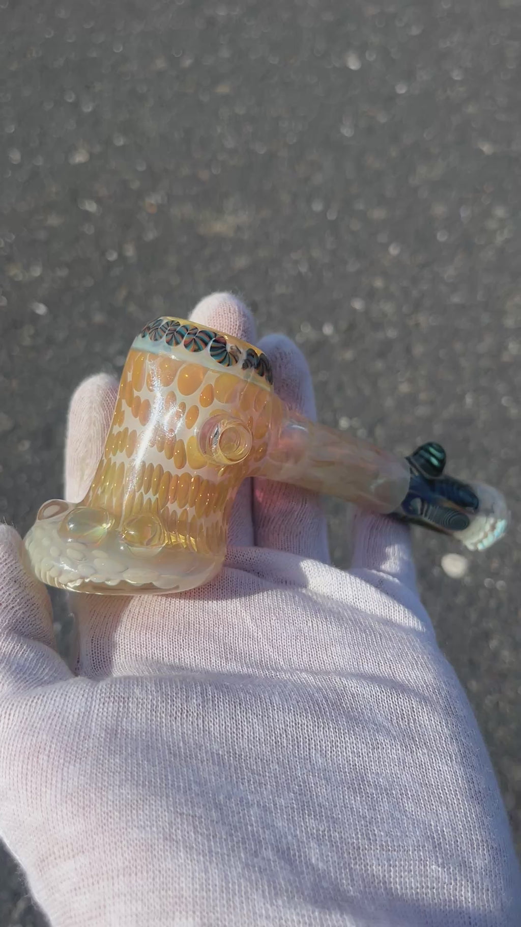 Fumed Thumbprint Hammer By Hermit and Stan Alba