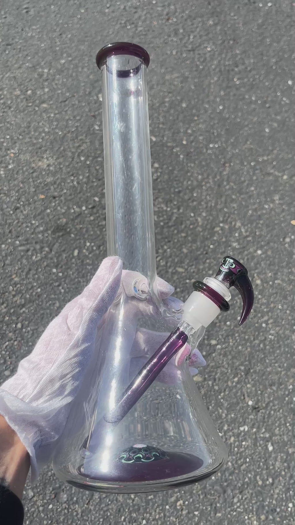 Purple Dotstack Beaker By Night Wolf