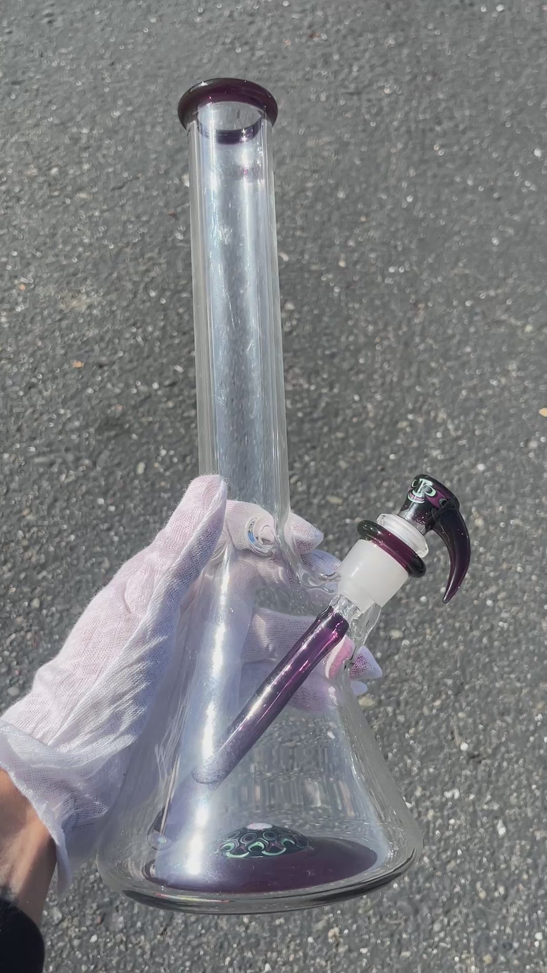 Purple Dotstack Beaker By Night Wolf