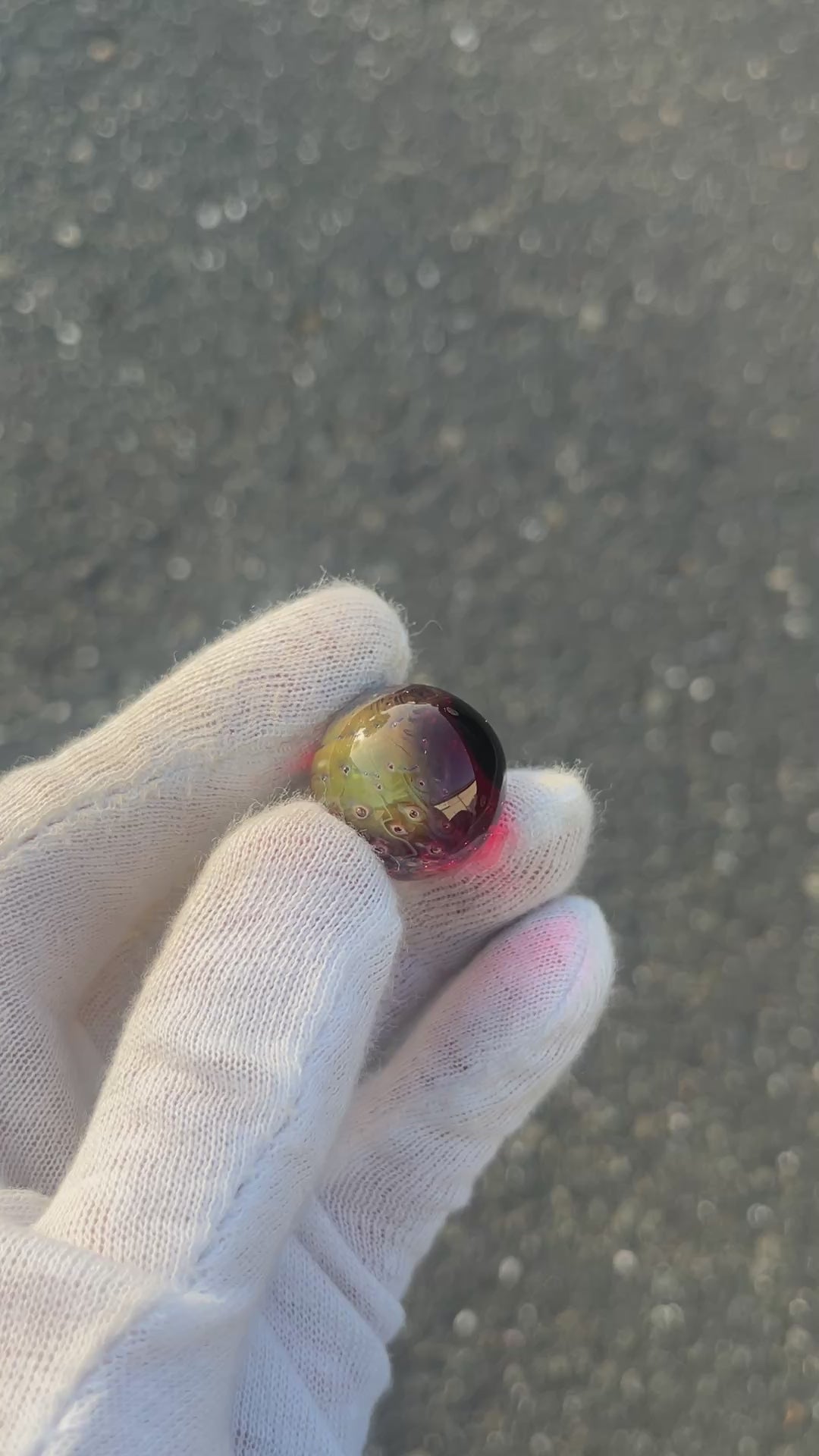 Red/Gold Eyeball By Steve H.